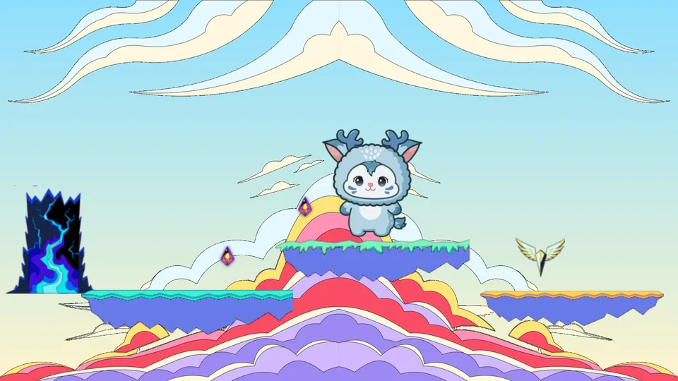 Nuvina Jump sky platform gameplay
